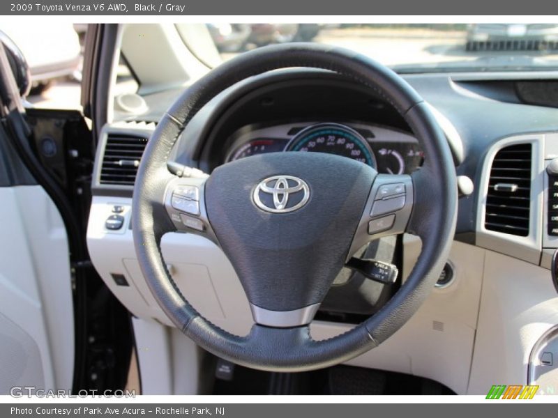 Black / Gray 2009 Toyota Venza V6 AWD