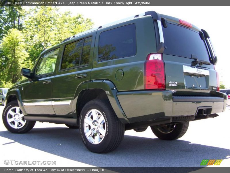 Jeep Green Metallic / Dark Khaki/Light Graystone 2007 Jeep Commander Limited 4x4