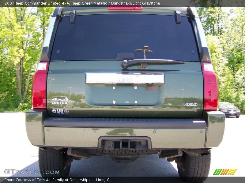 Jeep Green Metallic / Dark Khaki/Light Graystone 2007 Jeep Commander Limited 4x4