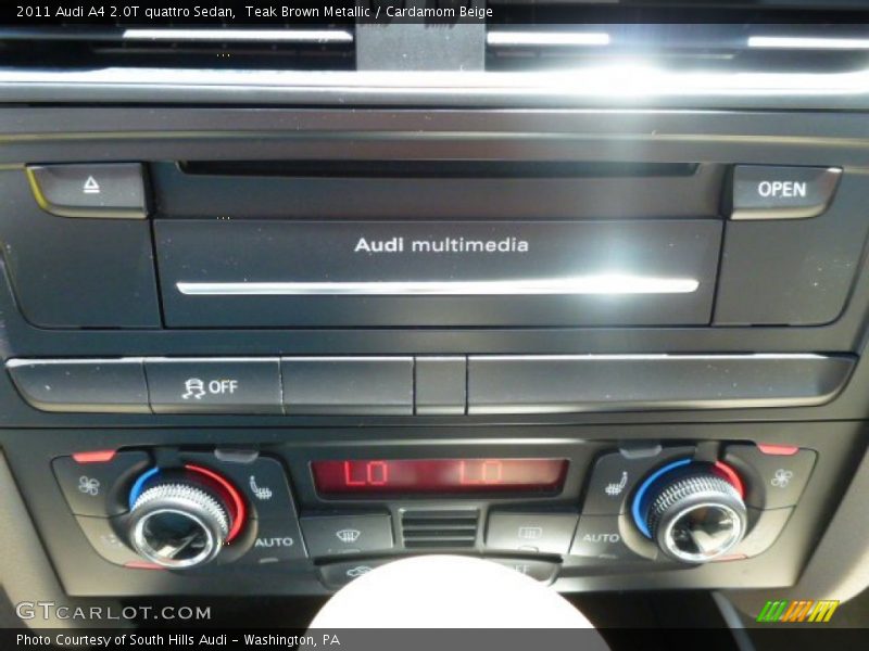 Teak Brown Metallic / Cardamom Beige 2011 Audi A4 2.0T quattro Sedan