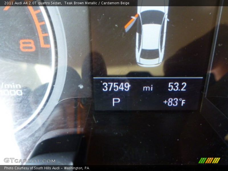 Teak Brown Metallic / Cardamom Beige 2011 Audi A4 2.0T quattro Sedan