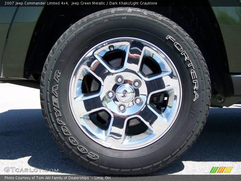 Jeep Green Metallic / Dark Khaki/Light Graystone 2007 Jeep Commander Limited 4x4