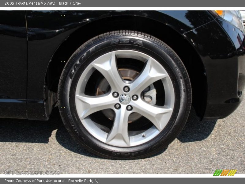 Black / Gray 2009 Toyota Venza V6 AWD