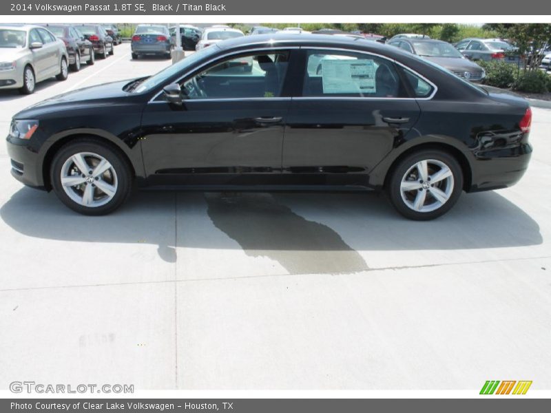 Black / Titan Black 2014 Volkswagen Passat 1.8T SE