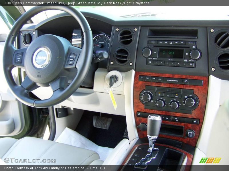 Jeep Green Metallic / Dark Khaki/Light Graystone 2007 Jeep Commander Limited 4x4
