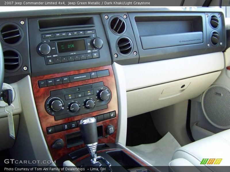 Jeep Green Metallic / Dark Khaki/Light Graystone 2007 Jeep Commander Limited 4x4