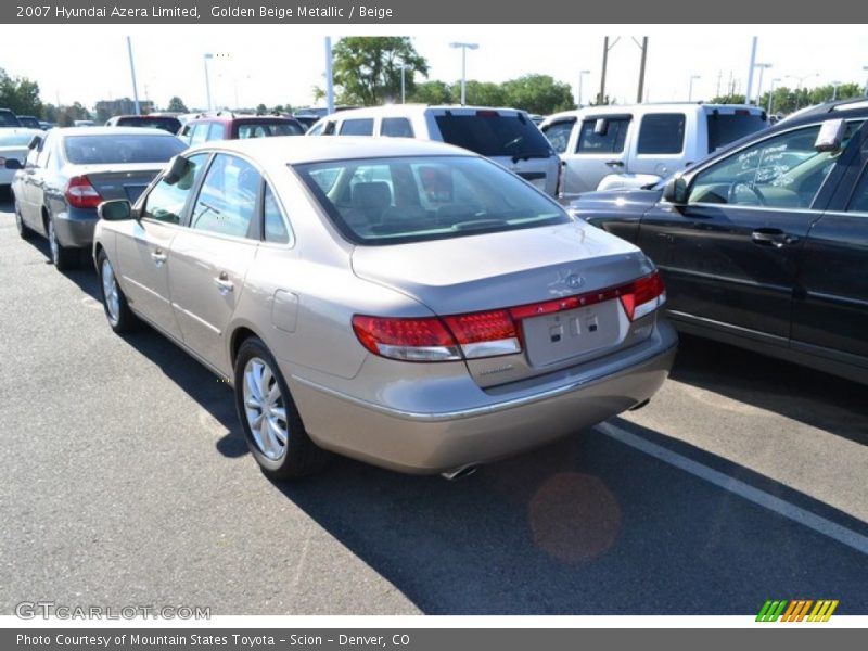 Golden Beige Metallic / Beige 2007 Hyundai Azera Limited