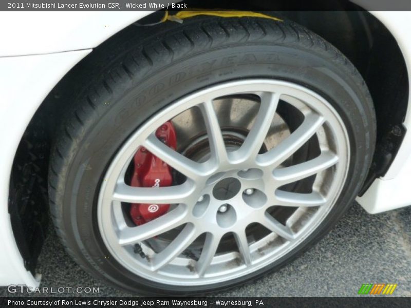 Wicked White / Black 2011 Mitsubishi Lancer Evolution GSR