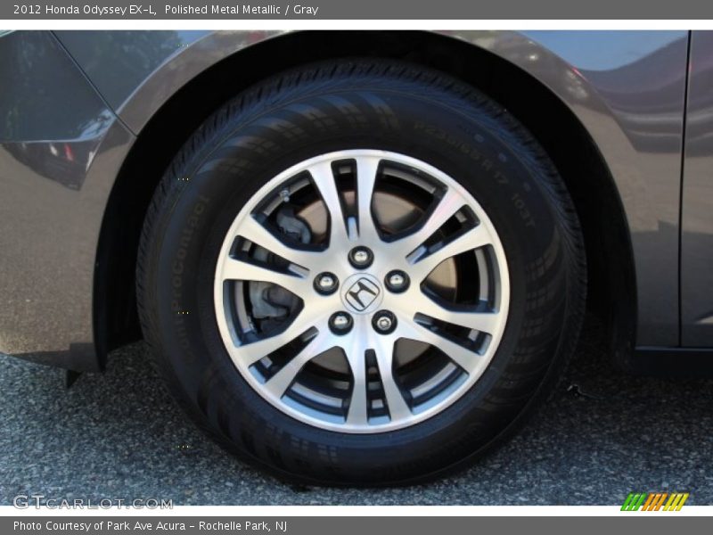 Polished Metal Metallic / Gray 2012 Honda Odyssey EX-L