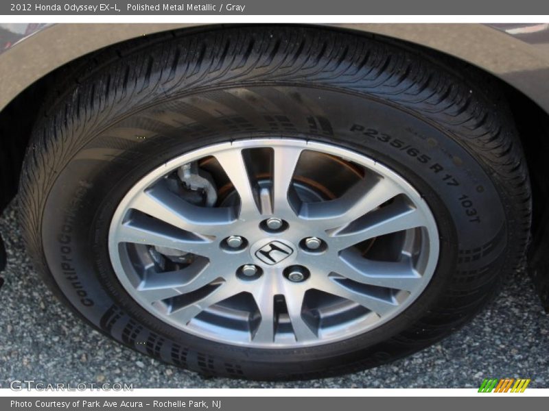 Polished Metal Metallic / Gray 2012 Honda Odyssey EX-L