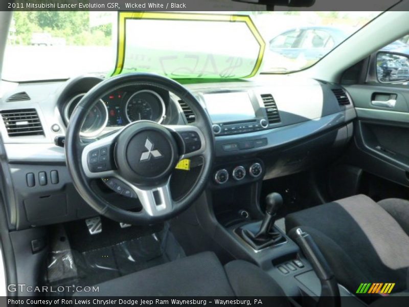 Wicked White / Black 2011 Mitsubishi Lancer Evolution GSR