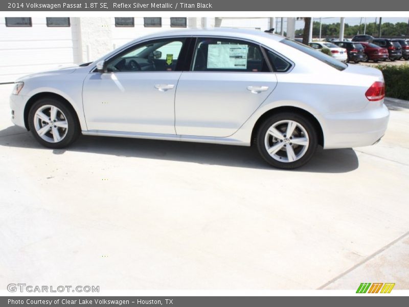 Reflex Silver Metallic / Titan Black 2014 Volkswagen Passat 1.8T SE