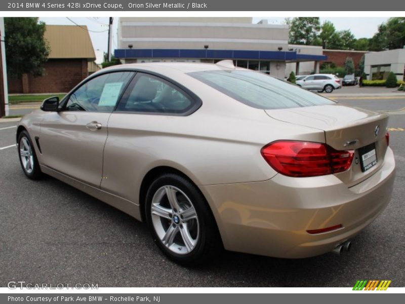 Orion Silver Metallic / Black 2014 BMW 4 Series 428i xDrive Coupe