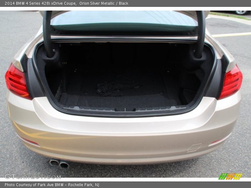 Orion Silver Metallic / Black 2014 BMW 4 Series 428i xDrive Coupe