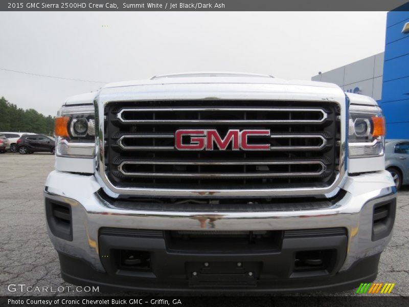 Summit White / Jet Black/Dark Ash 2015 GMC Sierra 2500HD Crew Cab