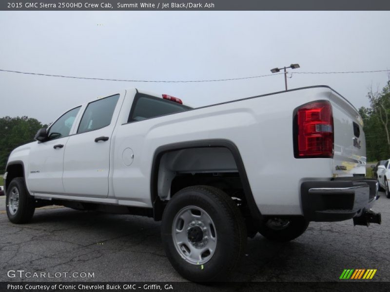 Summit White / Jet Black/Dark Ash 2015 GMC Sierra 2500HD Crew Cab