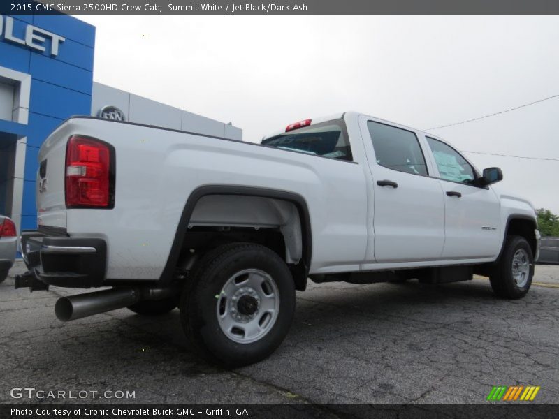 Summit White / Jet Black/Dark Ash 2015 GMC Sierra 2500HD Crew Cab