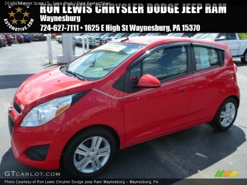Salsa (Red) / Dark Pewter/Silver 2013 Chevrolet Spark LT