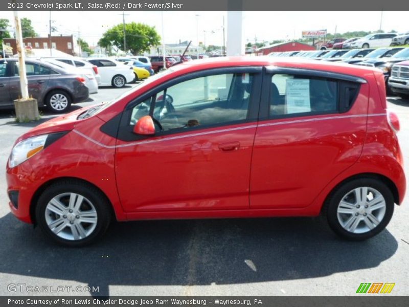 Salsa (Red) / Dark Pewter/Silver 2013 Chevrolet Spark LT