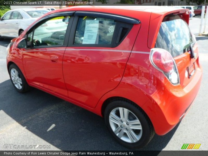 Salsa (Red) / Dark Pewter/Silver 2013 Chevrolet Spark LT