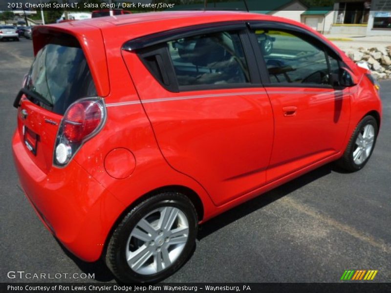 Salsa (Red) / Dark Pewter/Silver 2013 Chevrolet Spark LT