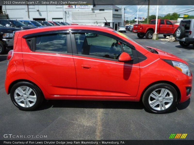 Salsa (Red) / Dark Pewter/Silver 2013 Chevrolet Spark LT