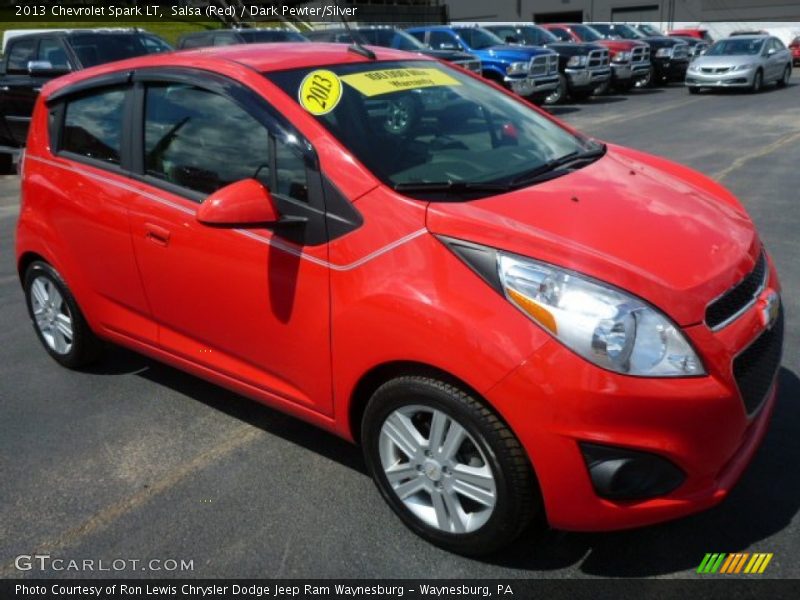 Salsa (Red) / Dark Pewter/Silver 2013 Chevrolet Spark LT