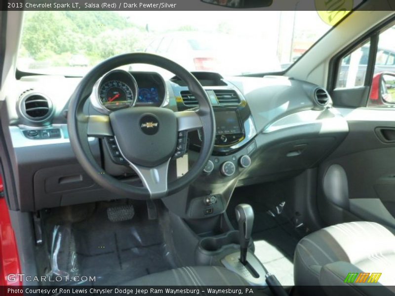 Salsa (Red) / Dark Pewter/Silver 2013 Chevrolet Spark LT