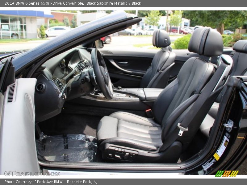 Front Seat of 2014 6 Series 650i xDrive Convertible
