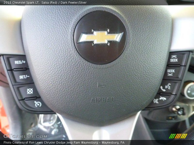 Salsa (Red) / Dark Pewter/Silver 2013 Chevrolet Spark LT