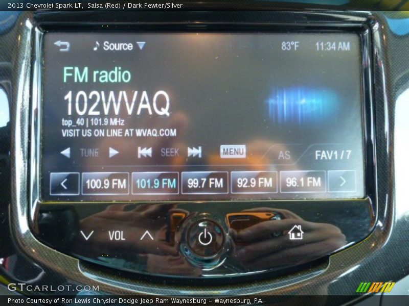 Salsa (Red) / Dark Pewter/Silver 2013 Chevrolet Spark LT