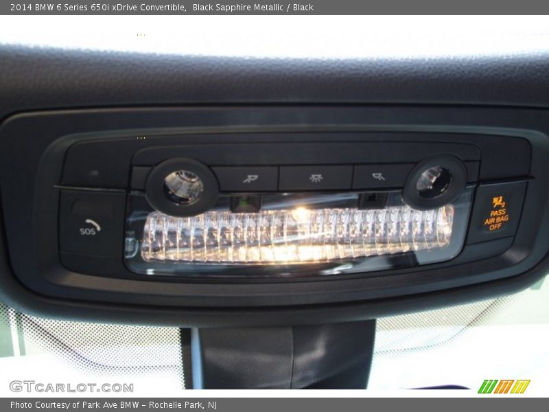 Black Sapphire Metallic / Black 2014 BMW 6 Series 650i xDrive Convertible