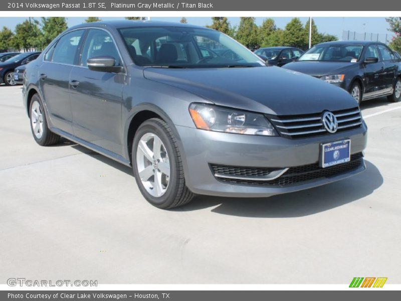 Platinum Gray Metallic / Titan Black 2014 Volkswagen Passat 1.8T SE