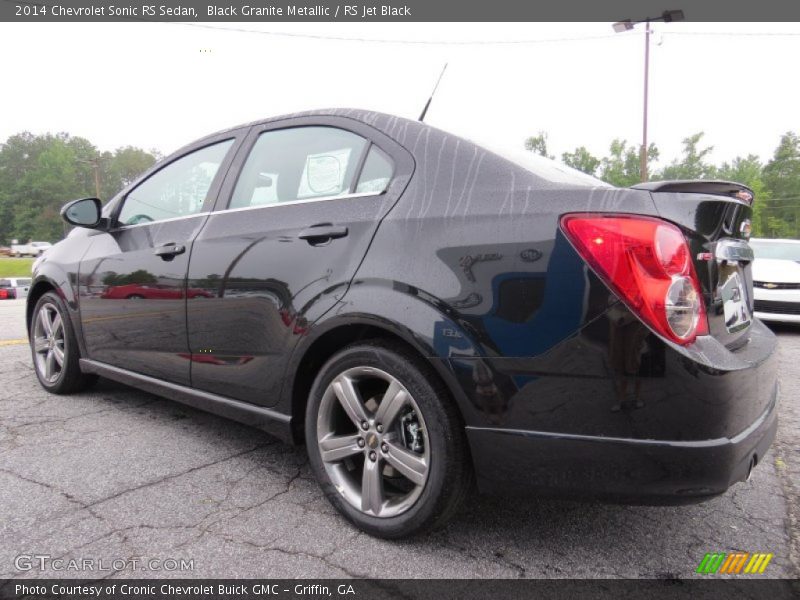 Black Granite Metallic / RS Jet Black 2014 Chevrolet Sonic RS Sedan