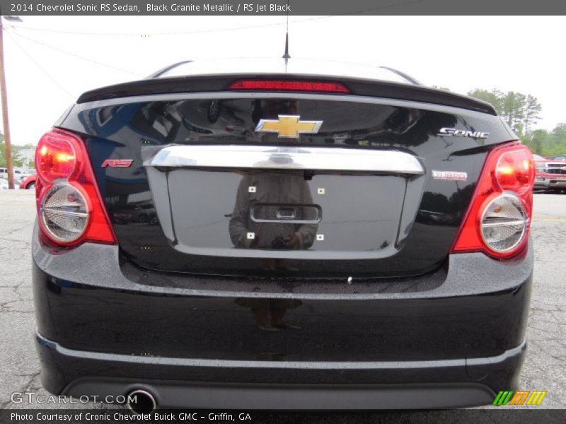 Black Granite Metallic / RS Jet Black 2014 Chevrolet Sonic RS Sedan