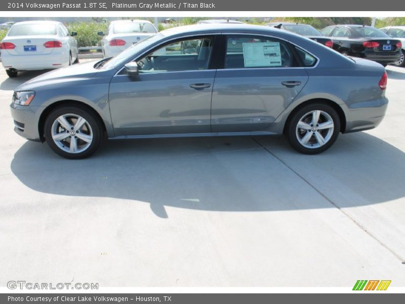 Platinum Gray Metallic / Titan Black 2014 Volkswagen Passat 1.8T SE
