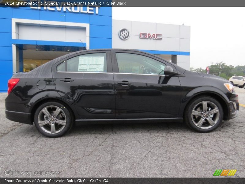  2014 Sonic RS Sedan Black Granite Metallic