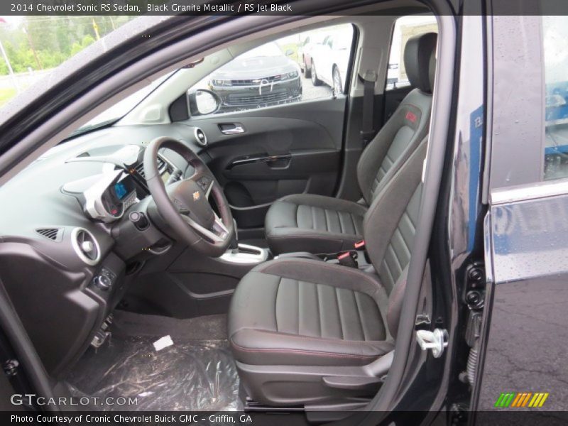  2014 Sonic RS Sedan RS Jet Black Interior
