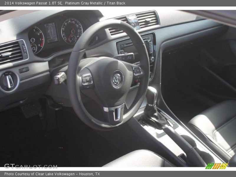 Platinum Gray Metallic / Titan Black 2014 Volkswagen Passat 1.8T SE