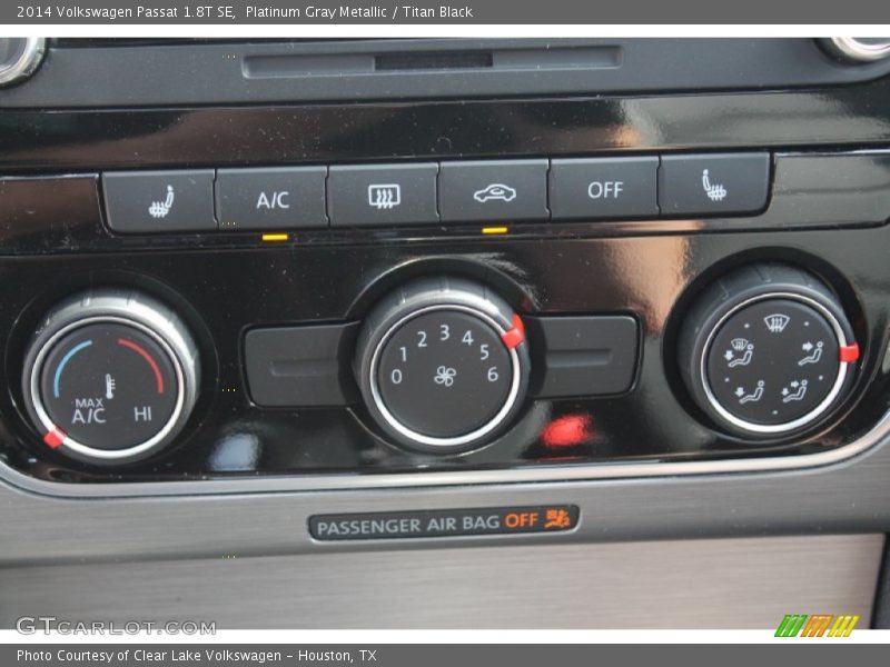 Platinum Gray Metallic / Titan Black 2014 Volkswagen Passat 1.8T SE