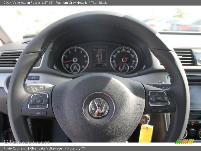 Platinum Gray Metallic / Titan Black 2014 Volkswagen Passat 1.8T SE