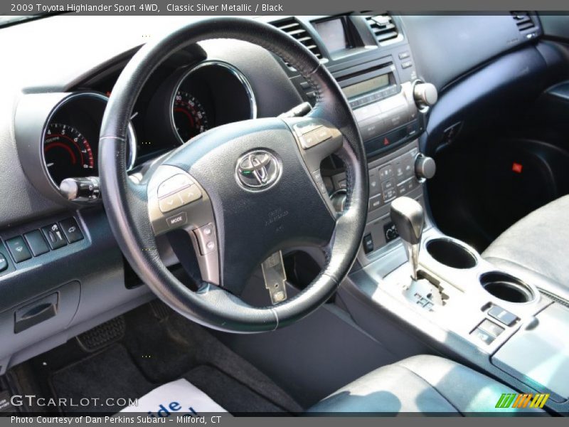 Classic Silver Metallic / Black 2009 Toyota Highlander Sport 4WD