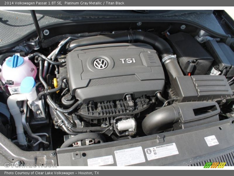 Platinum Gray Metallic / Titan Black 2014 Volkswagen Passat 1.8T SE