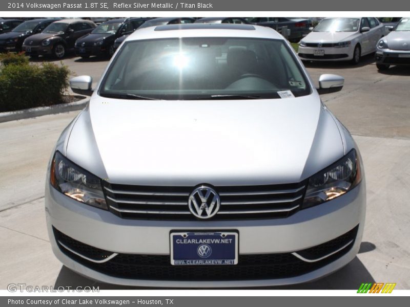 Reflex Silver Metallic / Titan Black 2014 Volkswagen Passat 1.8T SE