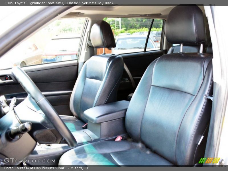 Classic Silver Metallic / Black 2009 Toyota Highlander Sport 4WD