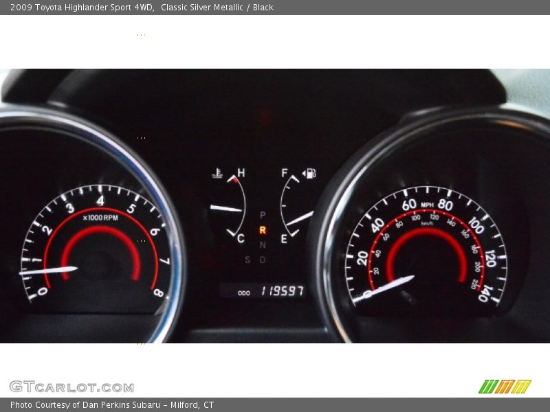 Classic Silver Metallic / Black 2009 Toyota Highlander Sport 4WD