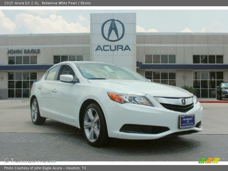 Bellanova White Pearl / Ebony 2015 Acura ILX 2.0L
