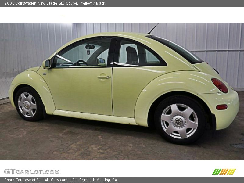 Yellow / Black 2001 Volkswagen New Beetle GLS Coupe