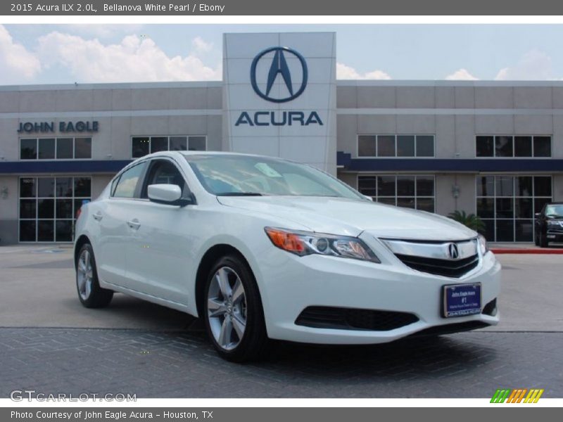 Bellanova White Pearl / Ebony 2015 Acura ILX 2.0L
