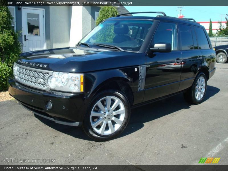 Java Black Pearl / Jet Black/Jet 2006 Land Rover Range Rover Supercharged